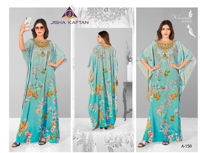 Jelite Jisha Afreen Vol 7 Casual Wear Digital Printed Wholesale Kaftan
